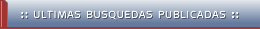 �ltimas b�squedas